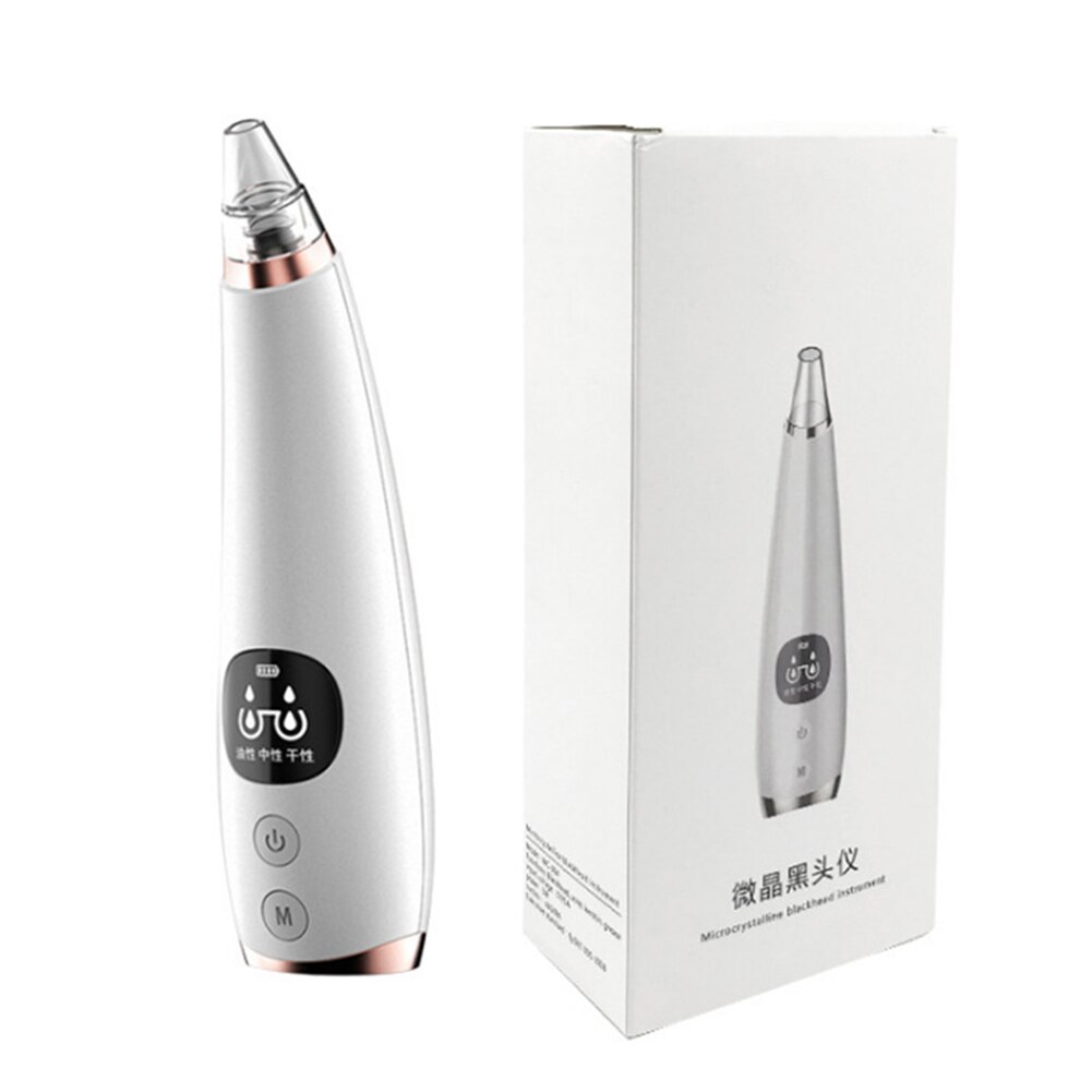 Electric Blackhead Remover Vacuum Suction Facial Pore Cleaner w/Suction Tip Black Spots Pore Cleaner Machine