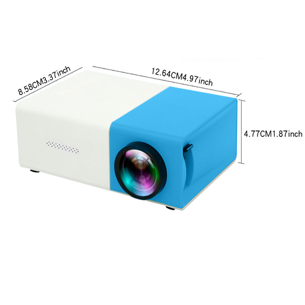 Projector for Home Use 4K Ultra HD Mobile Phone Wall Projection, Dormitory, Bedroom, Living Room, Home Cinema Projector