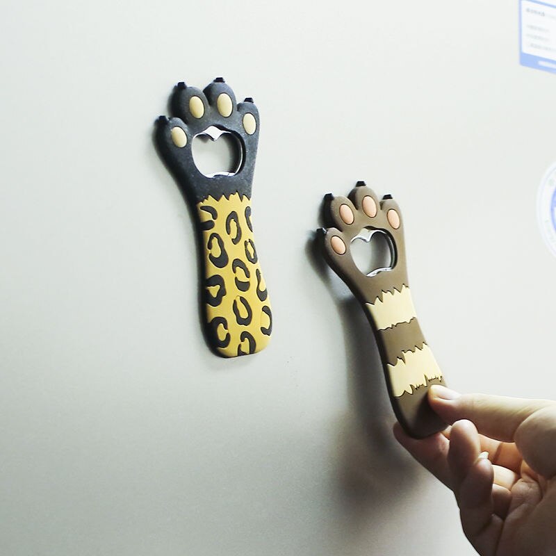 Abridor de botellas de cerveza con dibujos animados, sacacorchos con imán para nevera, accesorios de cocina, tapa de bebida