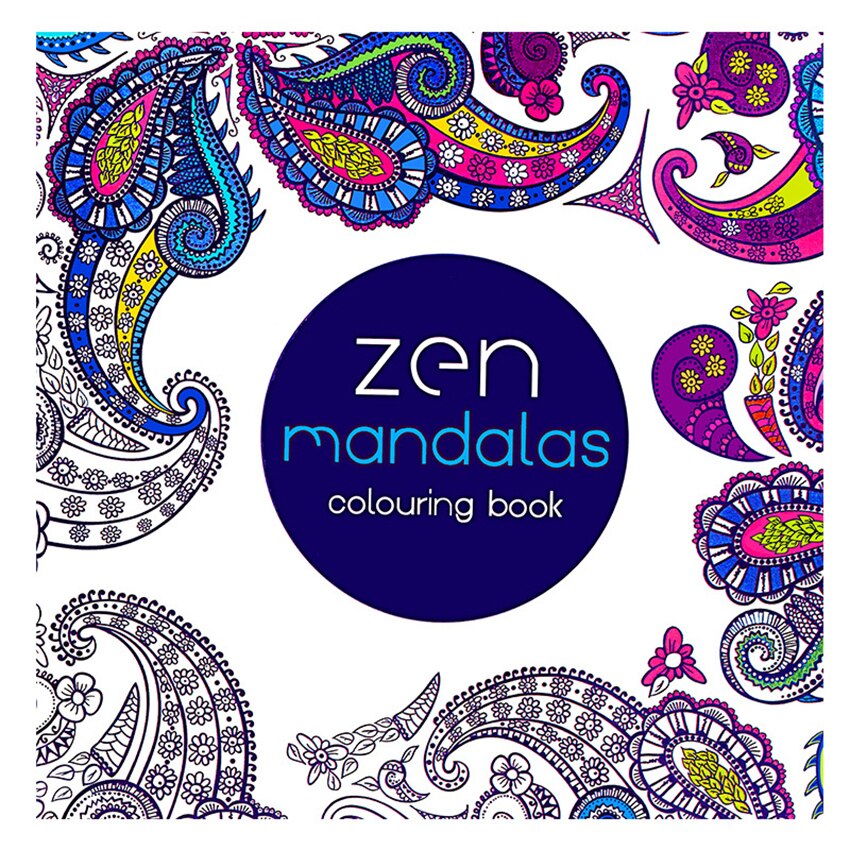 1Pc 24 Pagina 'S Creatieve Mandala Bloem Reizen Tijd Kleurboek Kinderen Kids Schilderen Graffiti Boeken Diy Tekening Kleurboek: Mandala