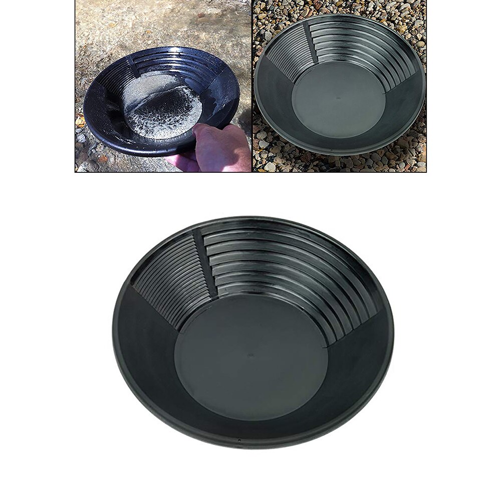 Plastic Gold Pan Basin Nugget Mining Pan Dredging Prospecting River Tool Wash Gold Panning Equipment O24