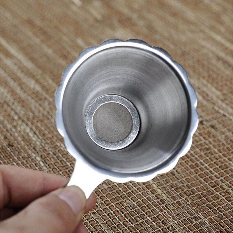 Tedrikkeinnfusjonssil med finmasket netting til tekanne kaffeverktøy til brygging av tebladkrydderfiltersil