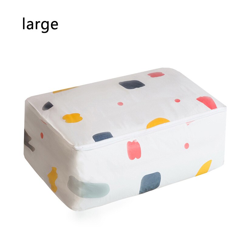 Dampdichte Quilt Opbergtas Kleding Quilt Kussen Deken Opbergtas Reisorganisator Draagbare Waterdichte Kleding Opbergtas: 1 / L