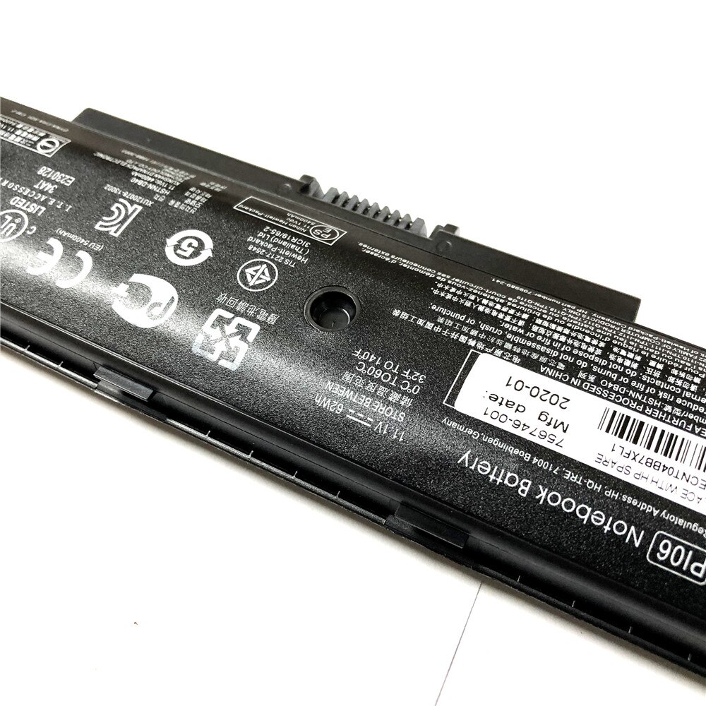 HKFZ PI06 Batterie pour HP Envy 15 17 17z Pavilion 14 14z 14t hstnn-yb40 710416-001 710417-001 P106 PC Portable ORDINATEUR PORTABLE TouchSmart