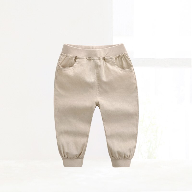 Ciciibear, novedad, Leggings de verano para niños y niñas, pantalones finos antimosquitos, pantalones, pantalones, ropa de pijama para niños, pantalones largos Casuales: Khaki / 12 meses