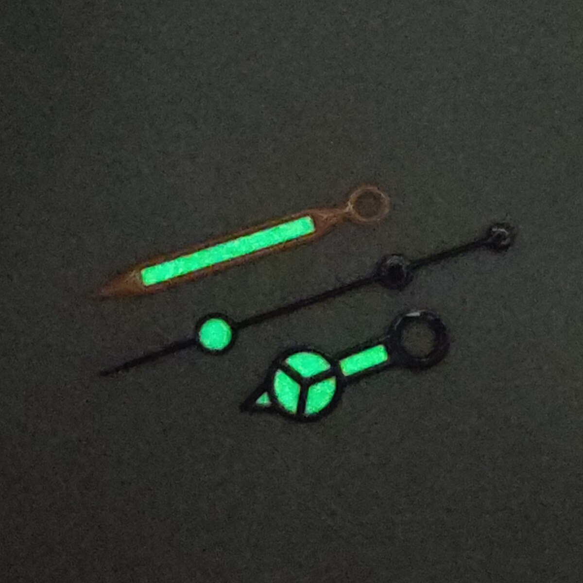 Horloge Accessoires Horloge Pointer NH35 Handen Zwarte Handen Orange Handen Groen Super Lichtgevende, Geschikt Voor NH35, NH36 Beweging A6