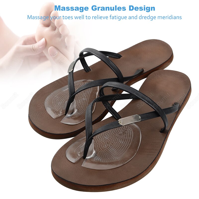 Plantillas de silicona para sandalias, chanclas antideslizantes para insertar zapatos, almohadilla para pie, carpeta, Pegatina autoadhesiva, almohadilla para dedos del pie, Verano