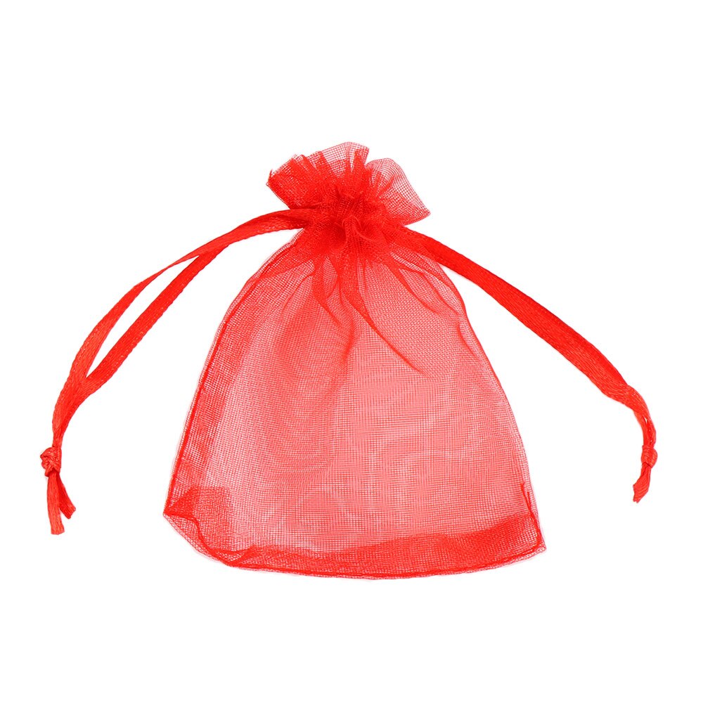 50Pcs Transparant Organza Bags Kerst Halloween Geschenkdoos Verpakking Bags Bruiloft Snoep Doos Chocolade Tassen