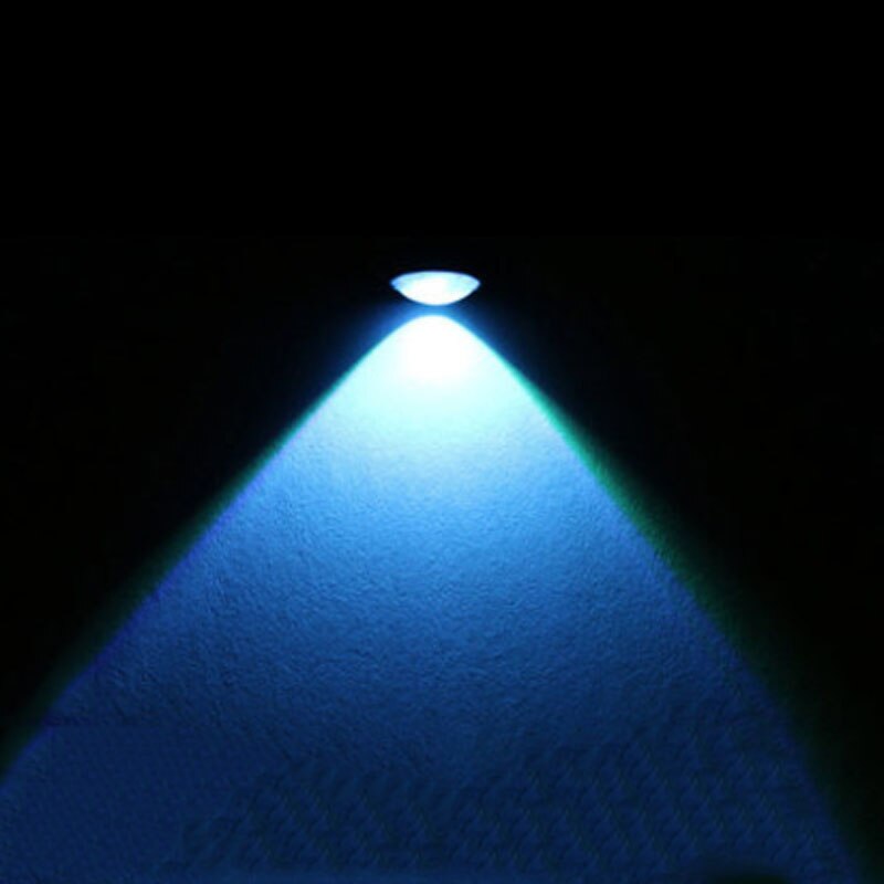4x nedsænket ledet bådlampe  ip68 vandtæt undersøisk havnebåd fiskeri natlys 12v udendørs ført piscina luz spotlight: Isblå