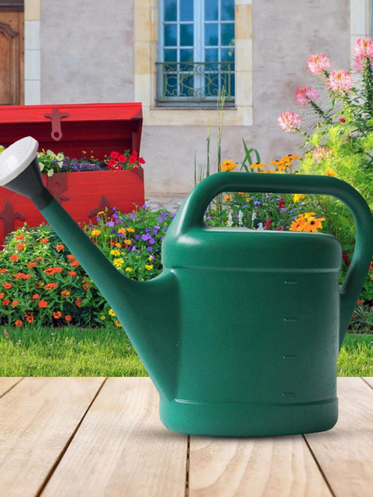 Gardening Watering Can Plastic 3L/5L Capacity with Long Nozzle Watering Can for Balcony Vegetable Planting Flower Sprinkling