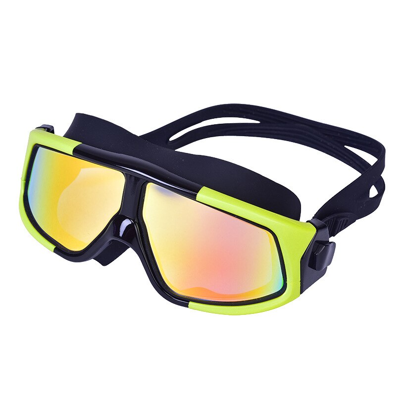 Film coloré sports de plein air vent et lunettes de sable masque en silicone lunettes d'équitation lunettes d'alpinisme grand cadre lunettes de plongée: D