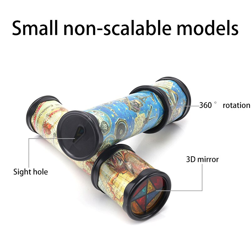 Scalable Rotation Kaleidoscope Magic Changeful Adjustable Fancy Colored World Toys For Children Autism Kid Puzzle Toy 21/27/30cm