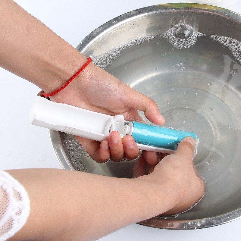 1 Pcs Sticky Hair Remover Brush Carpet Bed Sheet Dust Removal Brush Lint Rollers Washable Clothing Dust Brush With Cover