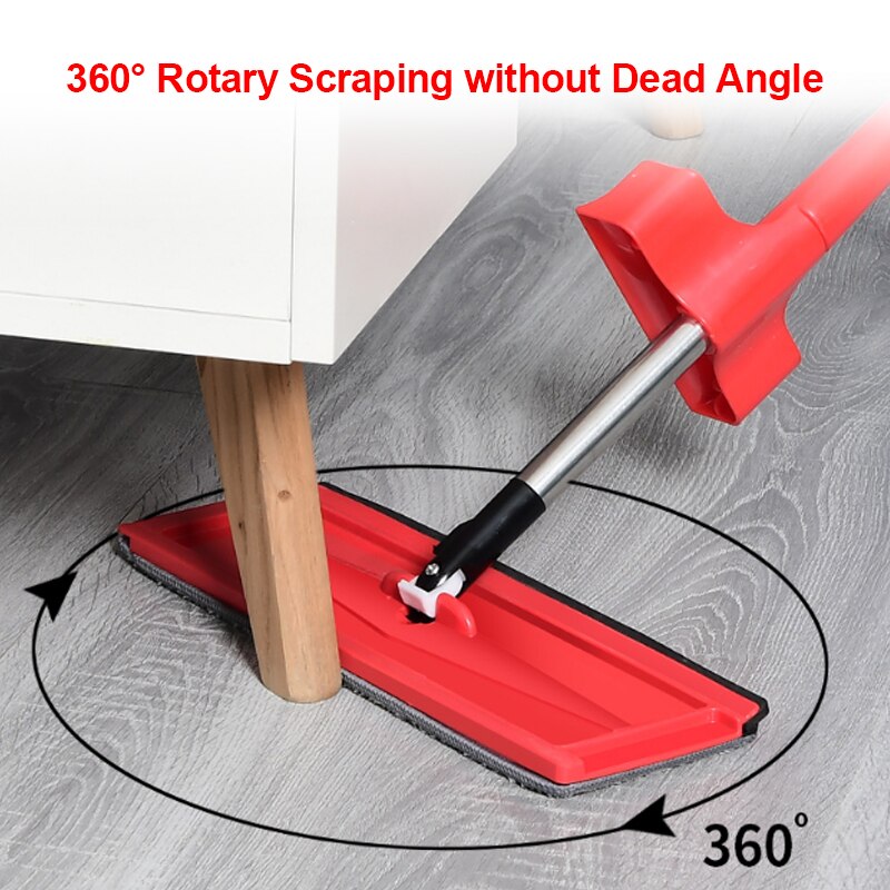 Flat Squeeze Mop Household floor tile mop flat Household floor tile mop flat dry and wet lazy flat mop