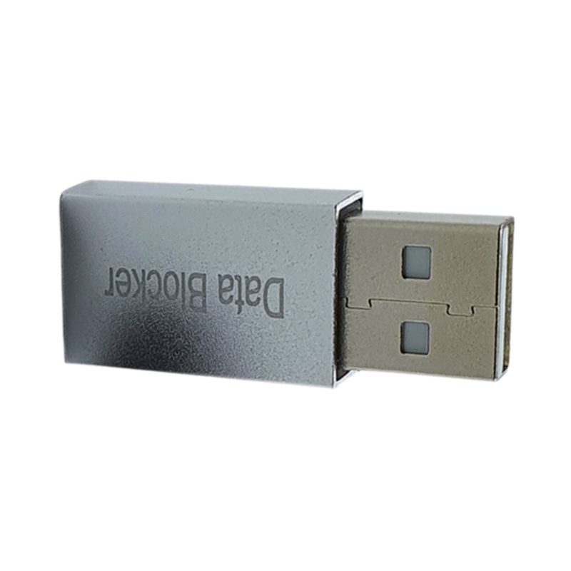 DN59 USB Data Blocker USB Charging Adapter with Highly Power Supports, 5V/3A Compatible for Various USB Gadgets USB Adapter