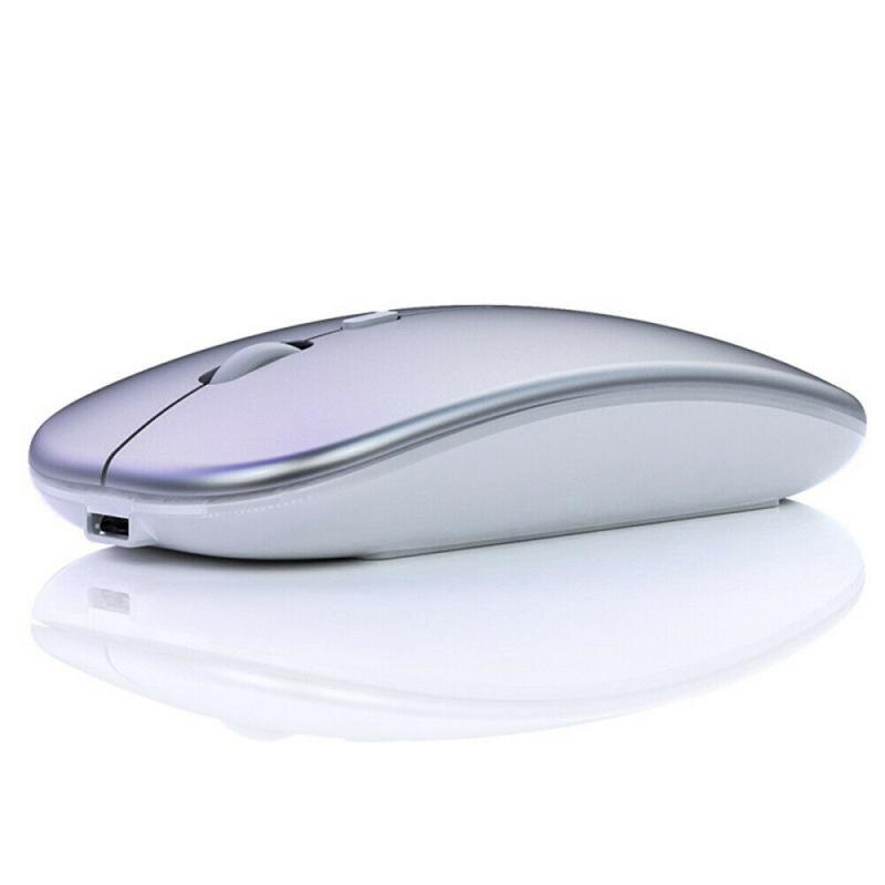 Nuovo Computer Ergonomico Del Mouse Ottico Senza Fili 2.4GHz Ricevitore Mouse Sottile Eccellente Per Il Computer Portatile Del Computer PC USB Ricaricabile