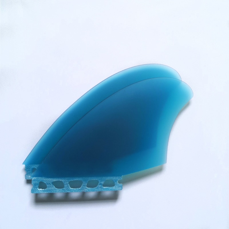 Future Twin keel fins Preformance Surfboard Transparent Blue Special surfboard fin surf Wakesurf windsurf