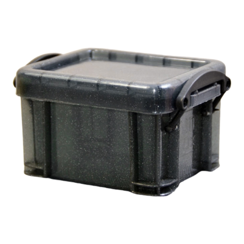 9 Colors Small Plastic Box with Locking Lid Hardware Parts Storage Organizer Rectangular Container 8.7x6.5x5.2cm