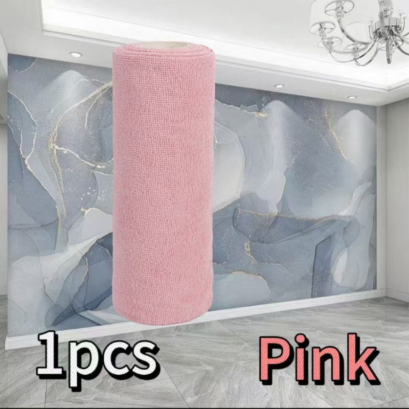 Reusable Cleaning Wipe Household Kitchen Cloth Microfiber Towel Rolls Dish Rags Wash Paper Towel Replacement 1 Roll of 20 Sheets: Chocolate