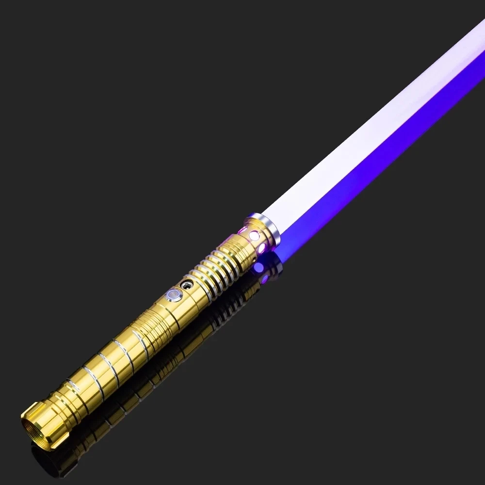 Metal Handle Lightsaber - RGB 16-Color - FX Dueling - Rechargeable Lithium Battery