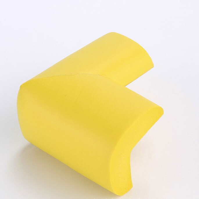 8pcs/lot 55mm*55mm Soft Table Desk Corner Protector Baby Safety Edge Corner Guards For Children Safety Protect Tape Cushion: 8pcs Yellow