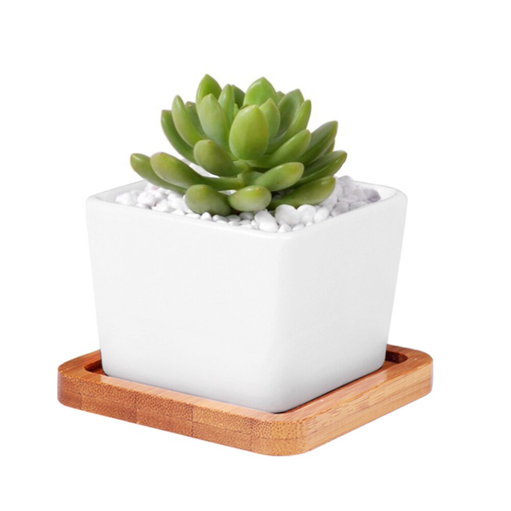 Wituse 2 pçs quadrado vitrificado branco cerâmica ... – Grandado