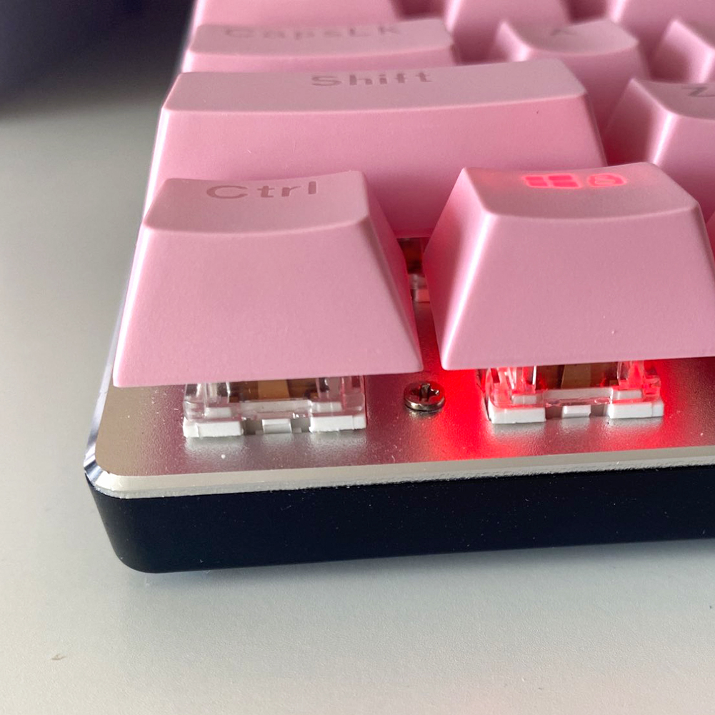 104pcs ABS Mechanical Keyboard Keycaps Set OEM Backlit Multi Color Ergonomic Blank Keycaps for 61/87/104 Key Cherry MX Keycap