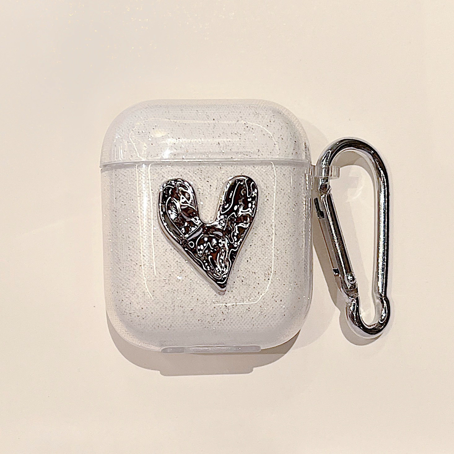 Arc rose étincelant adapté pour Apple AirPods 1/2 4 2024 génération étui pour écouteurs Bluetooth génération Pro3 étui pour écouteurs Apple