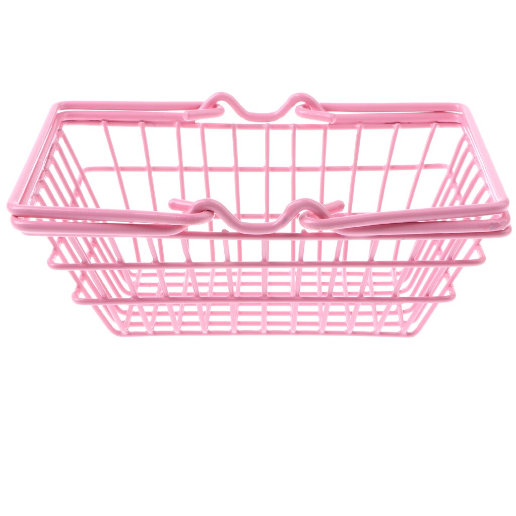 Pretend Play Boodschappen Mand Speelgoed Voor Opslag Keuken Spelen Voedsel Fruit Groente Kid Baby Developmental Game Roze S