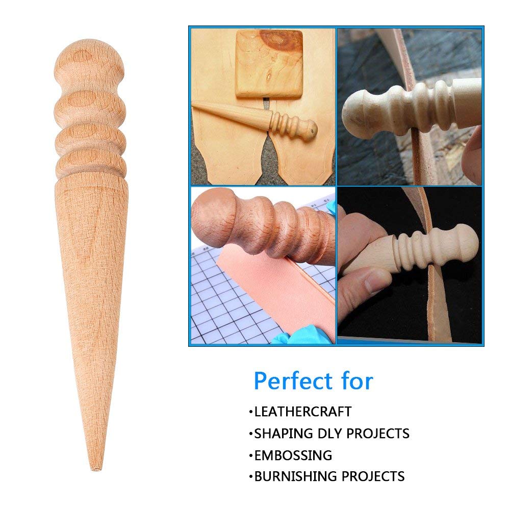 Wood Leathercraft Hand Stitching Pony Leather Craft Lacing Sewing DIY Table Desktop Tool Hand Tool Set