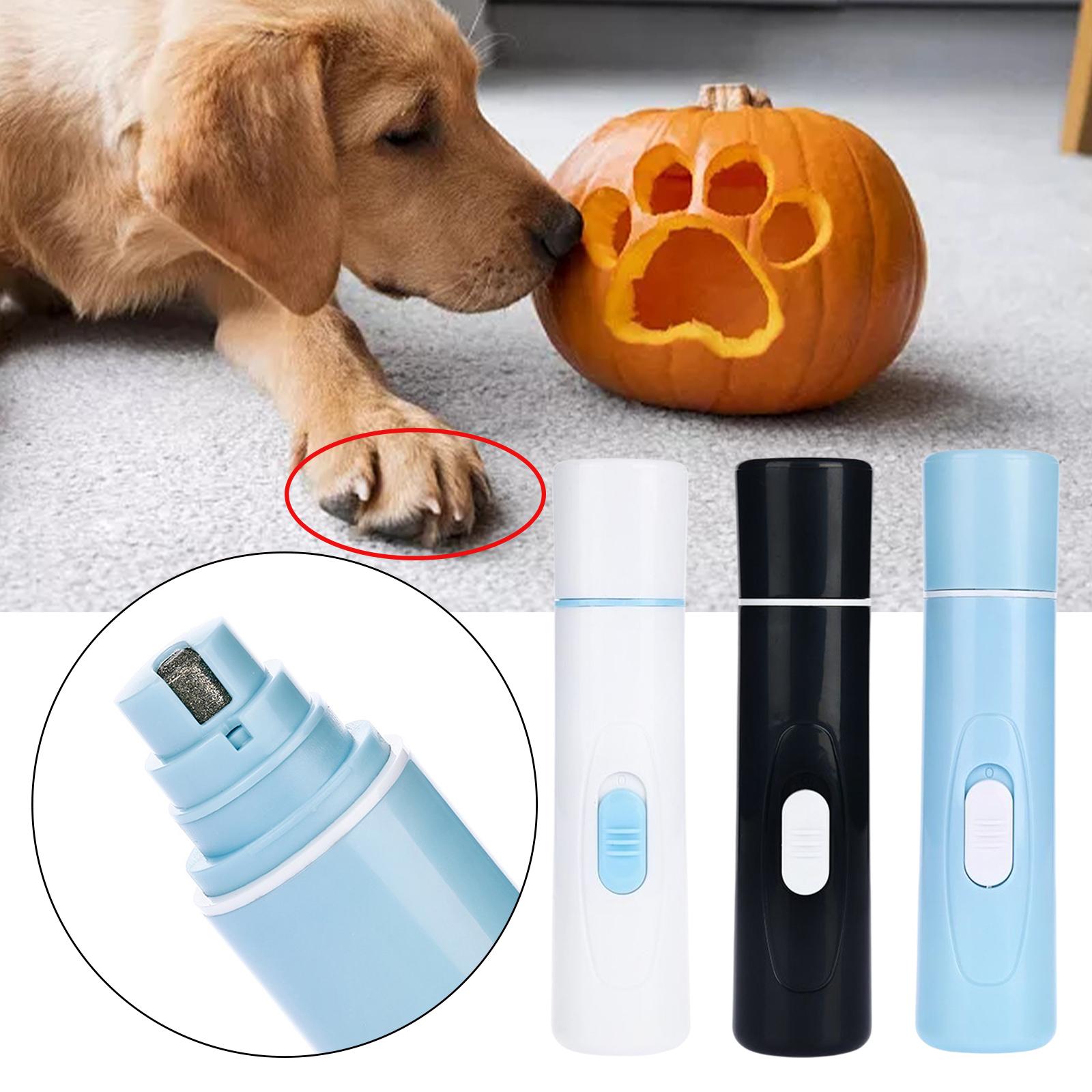 Electric Dog Nail Grinder Paws Grooming Smoothing Quiet Battery Powered Paws Nail File for Small Medium Large Dogs and Cats