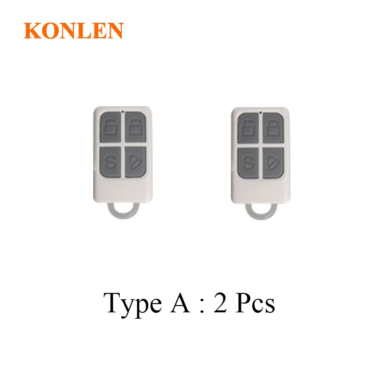 Kaukosäädin kauko-ohjain avaimenperä  h36 h37 h24 h23 hälytyspaneelille: A tyypin