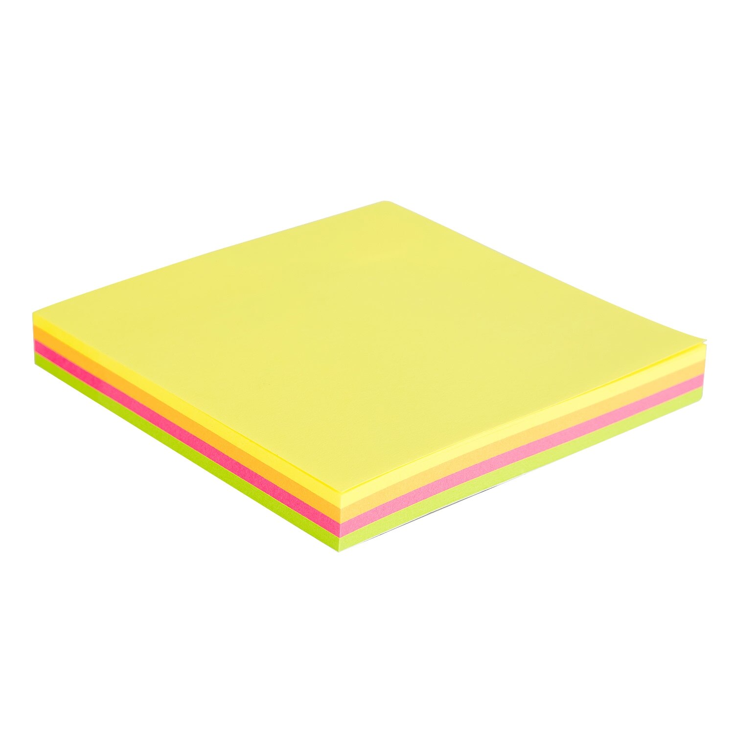 Deli EA02602 Pad Notities 3 "* 3" Sticky Notes 4 Neon Kleuren Memo Pads Post Het Sterke Lijm 4*25 Vellen Kantoor Schoolbenodigdheden