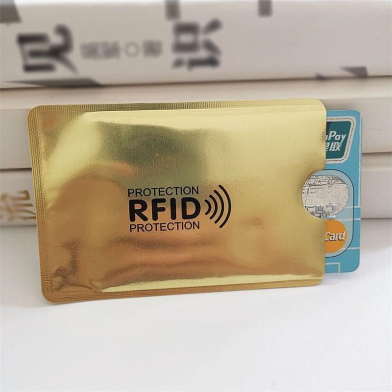 10 Stuks Aluminium Anti Rfid Kaarthouder Nfc Blokkering Lezer Lock Id Bankkaart Houder Case Bescherming Metalen Creditcard Case