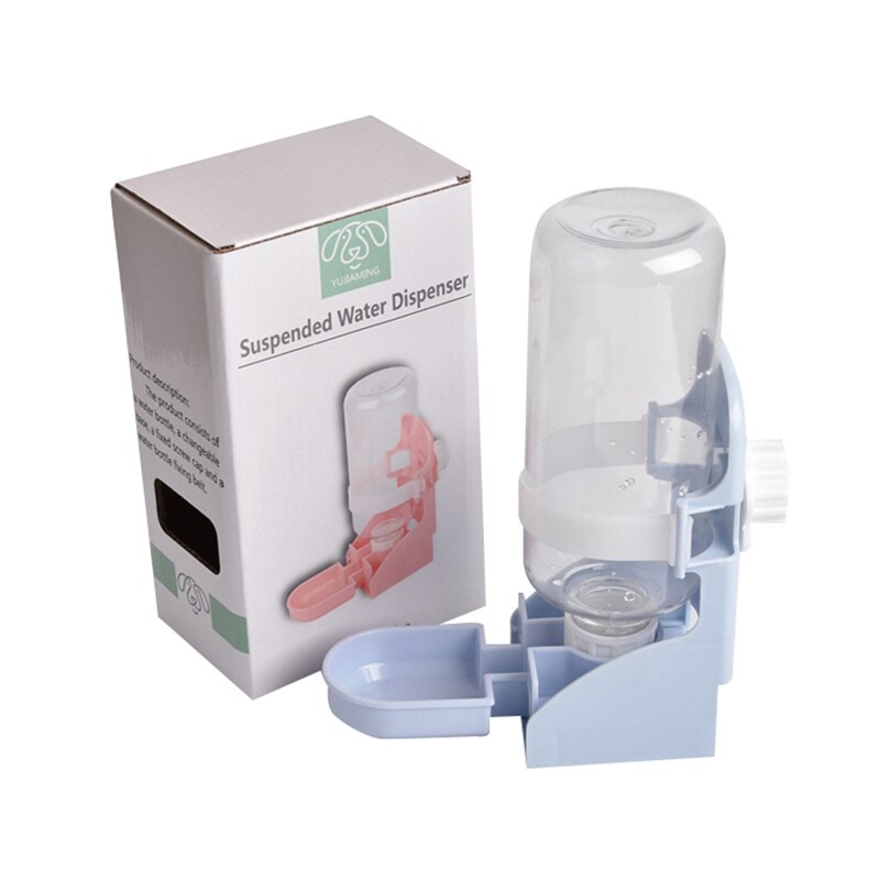 500ML Bird Water Drinker Feeder Waterer Drinker Pet Bird Drinking Water Feeder Bowl Cat Dog Cage Hanging Water Dispenser