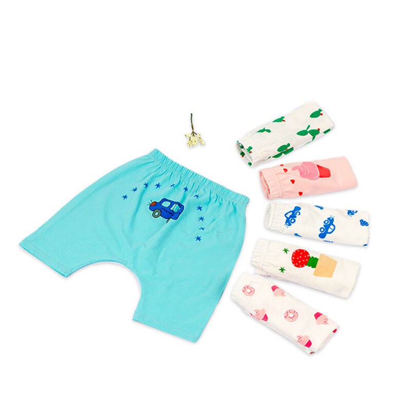 summer and autumn big butt pants cute children children boy and girlcotton five points baby pants baby pants