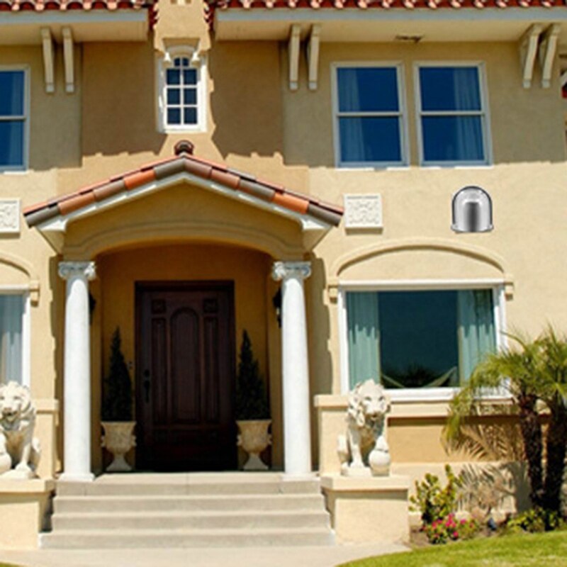 Stainless Steel Ventilation Hood N External Extractor Wall Vent Outlet Air Vent Grill Cover for Ventilation (100mm)