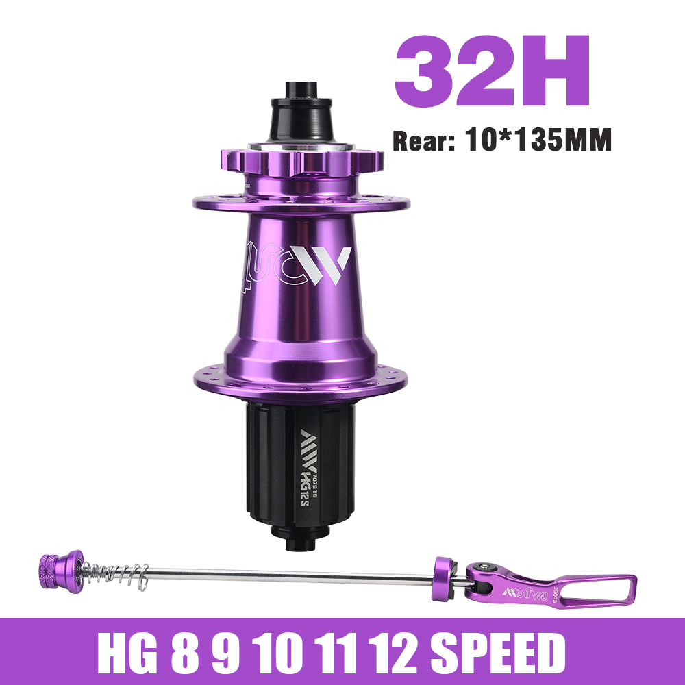 5 buje de rodamiento sellado buje MTB 6 trinquetes 120 clics delantero 9x100 15x100 trasero 10x135 12x142 buje de bicicleta HG Micro Spline Sram XD 8-12 V