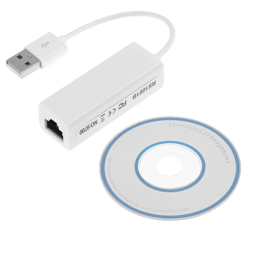 USB2.0 Om RJ45 Lan Ethernet 10/100Mbps Netwerk Adapter Voor Computer Desktop Laptop Pc Usb Ethernet