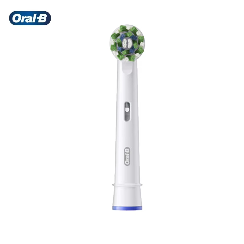 Oral B Cross Action Replacement Brush Heads EB50 Brush Heads Electric Toothbrush Head Refills For D12/D5010/D100/P4000/Pro 4: Silver