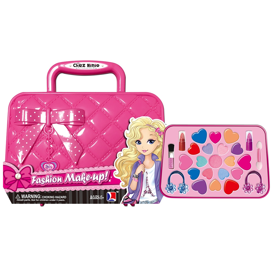 26Pcs Children Pretend Play Playset Girl Cosmetics Kit Environmental Toys Makeup Set Preschool Kid Beauty Handbag Cosmetic Toys