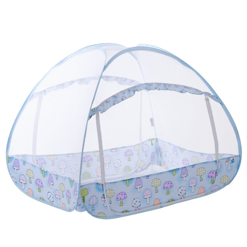 Blauwe babybedjes, klamboes, luifels, kinderbedjes, tenten, opvouwbare babybedjes, mongoolse yurts, netten voor kinderkamerdecoratie