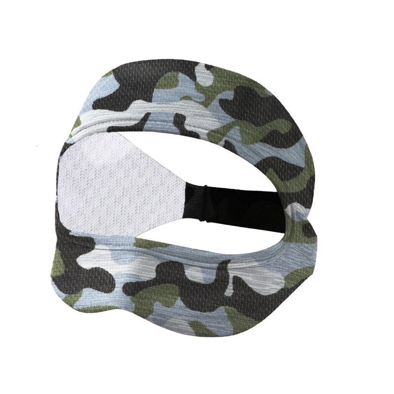 Atmungsaktive vr-augenmaske mit elastischem bezug, kompatibel mit oculus quest 2 / , quest 2 und htc vive headset, waschbar, für vr-workouts: A