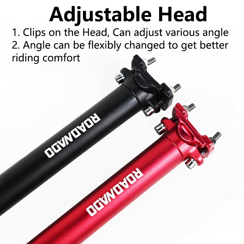 Aluminiumlegering cykel sadelstolpe 27.2/31.6*400mm mountainbike sadelstolpe justerbar hopfällbar road cykel sadelrör mtb sadelstolpe