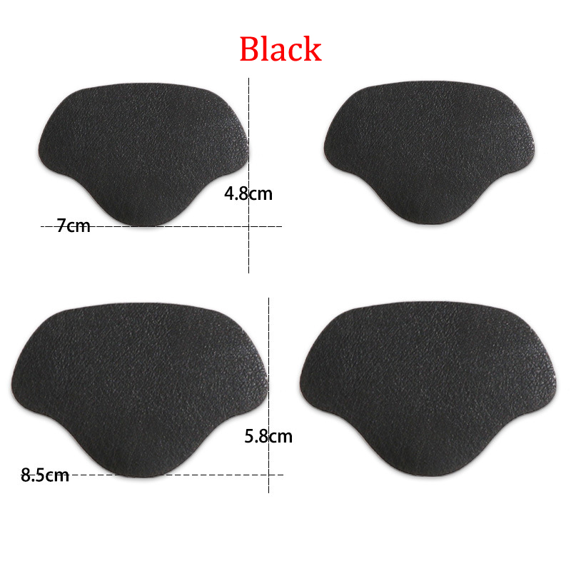 Plantillas con parche para zapatos deportivos, almohadillas antidesgaste para pies, plantilla protectora para el talón, pegatina trasera, tamaño ajustable, 4 Uds.: Gris