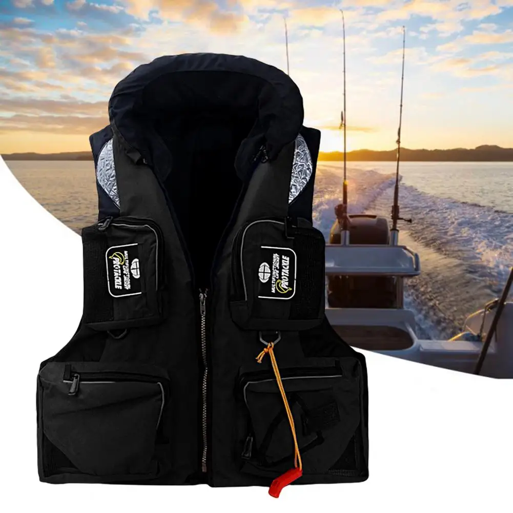 Swimming Vest Exquisite Waterproof Detachable for Water Surfing Life Vest Fishing Life Vestwith To Store Fishing Tackles
