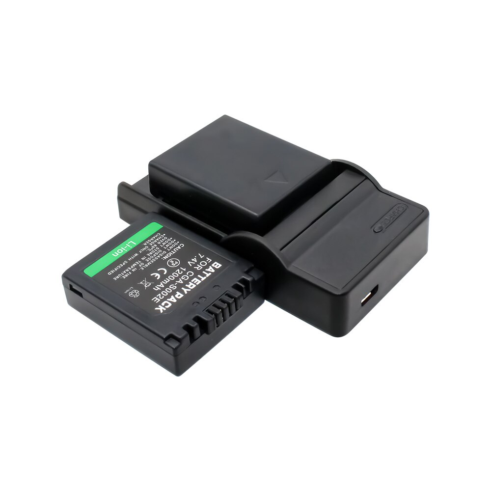 2 pièces CGA-S002 CGA-S002E Batterie + 1 pièces chargeur CGR-S002E pour Panasonic Lumix DMC-FZ1 FZ2 FZ3 FZ4 FZ5 FZ10 FZ15 FZ20 Caméra