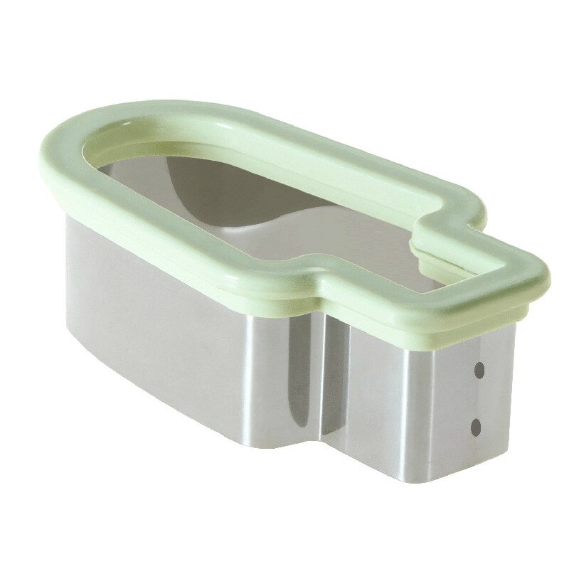 Watermelon Cutter Multi Melon Slicer Cutting Machine Stainless Steel Windmill Fruit Household Artifact Kitchen Tool: Green