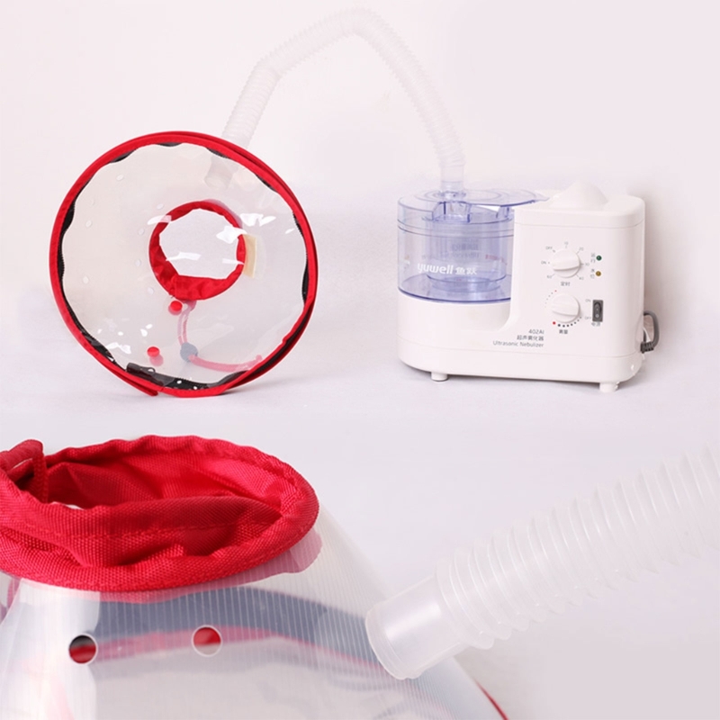 Maschera ossigeno per cani cappe regolabili con coulisse salvataggio maschera per trasparente per cani forniture per toelettatura per animali domestici anti-morso