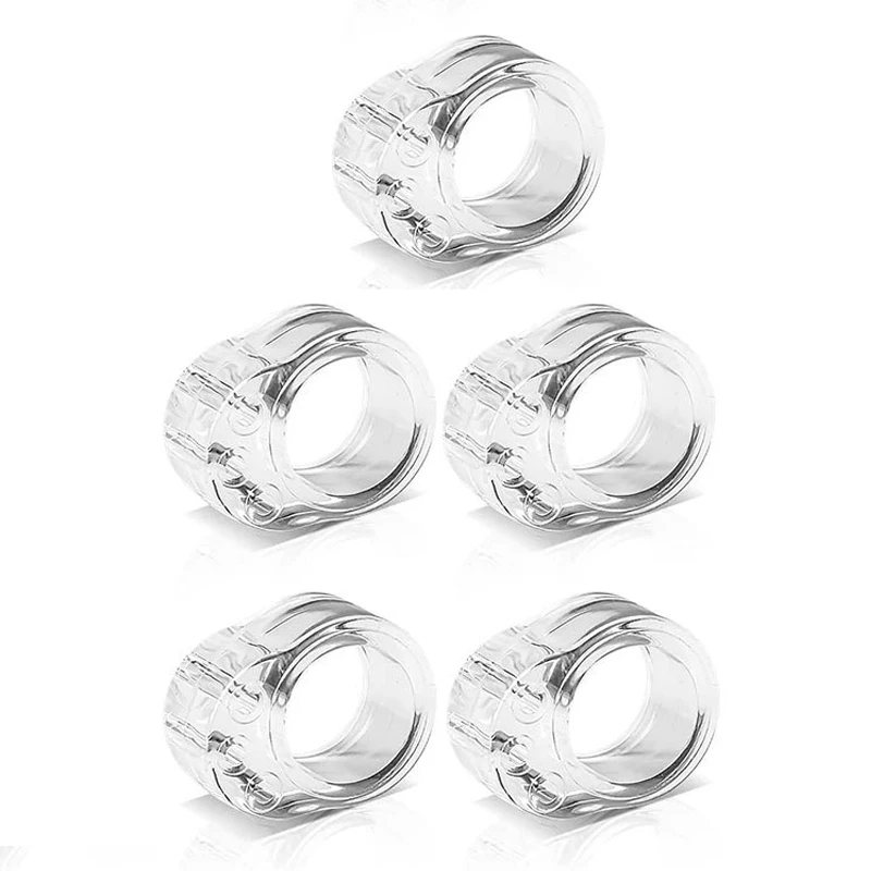 Türstopper, transparent, Silikagel, Türgriff, Puffer, Wandschutz, Türklinke, Stoßstange, Wände, Möbelschutz: WHITE